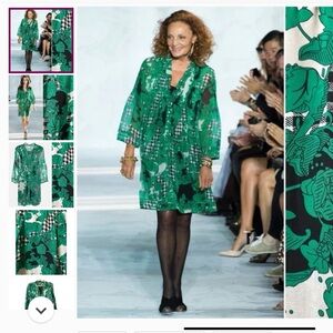 Diane von Furstenberg Silk Dress size L/XL